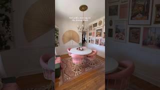 a dining room update  #homedesign #myhome #diningroom #eclectic #cozyhome #interior #designinspo
