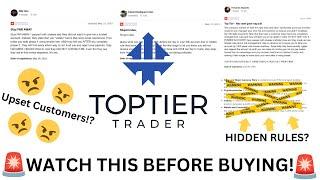 Toptier Trader Prop Firm Review | WATCH THIS BEFORE BUYING! | USA Prop Firm