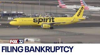 How will Spirit filing for bankruptcy impact holiday travel?