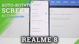 How to Manage Auto-Rotate Screen on REALME 8 – Display Orientation