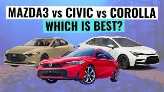 2025 Mazda 3 VS Honda Civic VS Toyota Corolla || Which Is Best?