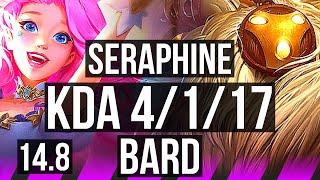 SERAPHINE & Ezreal vs BARD & Jinx (SUP) | 4/1/17 | EUW Diamond | 14.8