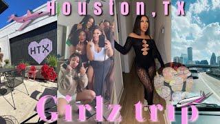 TRAVEL VLOG | GIRLS TRIP | 72 HOURS IN HOUSTON TX | SHOPPING + GOOD EATS + MORE🩷