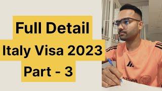 Part - 3 | Italy student VISA 2023 | How to write Visa cover letter for Italy