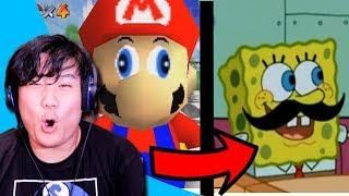 Reacting to Smash Ultimate Memes Portrayed by Spongebob