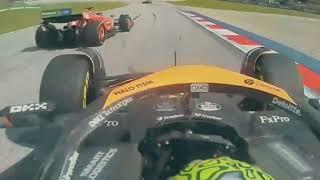 Lando Norris Austrian Gp onboard + team radio. Lando Max collision. #austriangrandprix