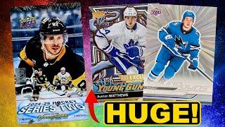 2024-25 Upper Deck Series 2 Hockey Hobby Box Break - Macklin Celebrini