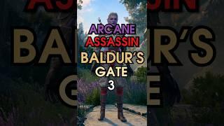 an ARCANE ASSASSIN build for Baldur's Gate 3 in 1min - Wizard/Rogue build  #shorts #baldursgate3