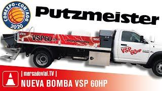 Nuevas bombas de Hormigón sobre camión Putzmeister VSP60HP - Conexpo 2020 - Mercado Vial TV