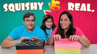 COMIDA REAL VS SQUISHY CHALLENGE