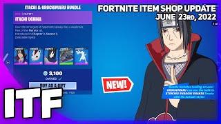 Fortnite Item Shop *NEW* 4 NARUTO SKIN BUNDLES! [June 23rd, 2022] (Fortnite Battle Royale)