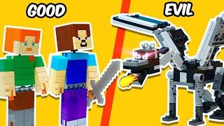 I Simulated a LEGO BATTLE In Minecraft | FUNZ Bricks