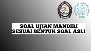 UJIAN MANDIRI UNDIP UNS 2024