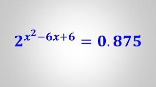 A Cool Exponential Equation | Math Olympiad #maths