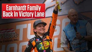 Dale Earnhardt's Grandson Wins A Huge Dirt Race | Highlights & Interview