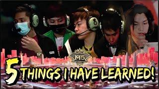 5 THINGS I LEARNED After Watching the M5 Knock-Out Stage (1ST PHASE) | MLBB Analysis