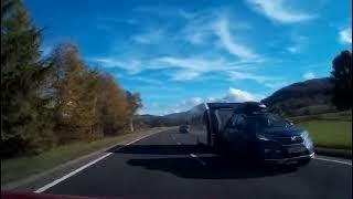 Autumn Road Trip Drive With Music On A9 On History Visit To Pitlochry Highlands Perthshire Scotland