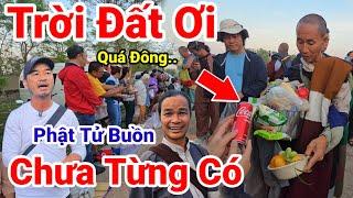 203: Tin Nóng.."CHƯA TỪNG SẢY RA" Thầy Minh Tuệ Đi Khất Thực Quá Đông Phật Tử Cúng Dường 6 Ngày Cuối