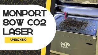 Unboxing the @monportlaser 80W CO2 laser engraver