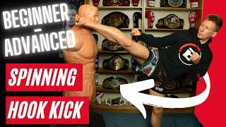 How To Throw A Spinning Hook Kick | Beginner-Advanced