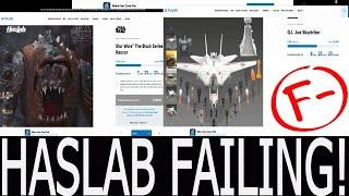 HASLAB FAILING WITH RANCOR AND SKYSTRIKER!  WHY THEY PROBABLY WILL NOT FUND LET ALONE UNLOCK ANY!