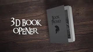 3D Book Opener  After Effects Template  AE Templates