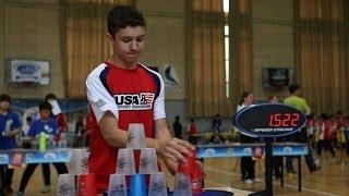 Sport Stacking: William Polly's WSSC 2014 Prelims