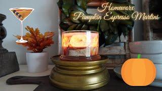 Homeworx Candle Review: Pumpkin Espresso Martini