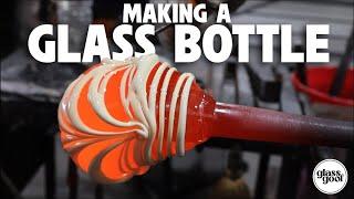 Making a Handblown Glass Bottle, Full Glassblowing Demonstrations