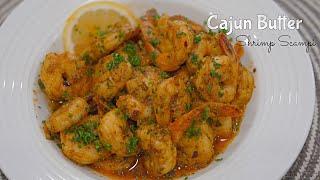 EASY Cajun Butter Shrimp Scampi