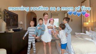 weekend morning routine as a mom of five 