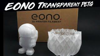 EONO Transparent PETG Review // 1KG for only 15€