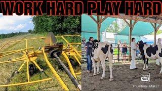 Tedding/Raking/Baling Hay/Aitkin County Fair Fun/Cattle Show