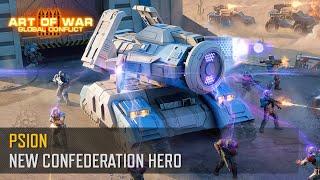 Psion. New confederation hero (Art of War 3 RTS)