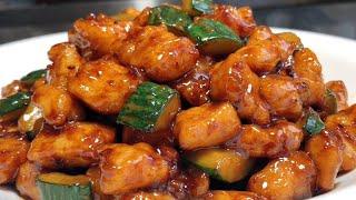 Teach you how to make diced chicken with sauce, a traditional famous dish in Shandong