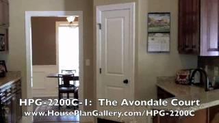 French Country House Plan Video Walkthrough of HPG-2200C-1 by HousePlanGallery.com