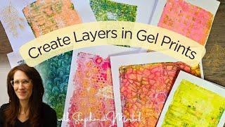 Creating Layers in Gel Prints