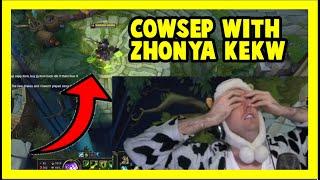 COWSEP WITH ZHONYA ON MASTER YI KEKW