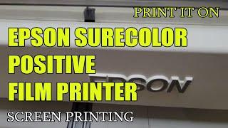 best printer for positive film-EPSON SureColor T3270 #screenprinting #screenprintingequipment
