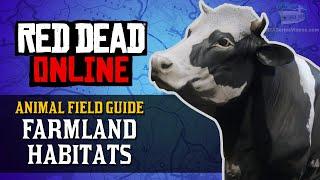 Red Dead Online - Farmland Habitats Animal Locations Guide [Naturalist Role]