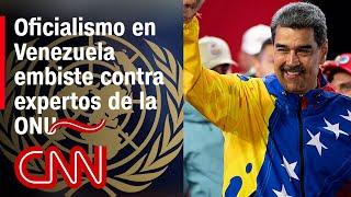 Oficialismo en Venezuela rechaza informe de la ONU sobre elecciones