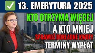  13. Emerytura 2025 – Kto Otrzyma Więcej, a Kto Mniej? Sprawdź Dokładne Kwoty i Terminy Wypłat!