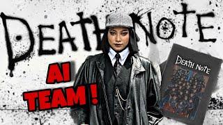 REACTION AI TEAM ! NAMA TERTULIS DI BUKU DEATH NOTE !