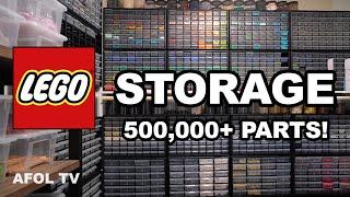 LEGO Storage Ideas: How we organize over 500,000+ LEGO Parts!