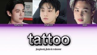 BTS aicover[tattoo]jimin,jungkook&teahyung aicover #bts #aicover #aisongs #kpop #jungkook #jimin #jk