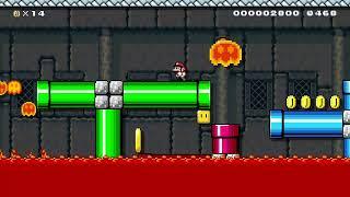 Roy's Fireball Fortress by Butt-Butt Super Mario Maker 2 Switch #cps