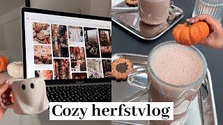 Cozy herfstvlog | koffiebar, cinnamon rolls maken, herfst decoratie kopen,…