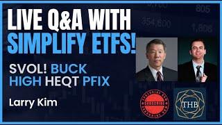 Discussing SVOL Live with Simplify ETFs - Larry Kim!