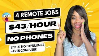 (No Phones) 4 Remote Jobs *Type Emails*-Pays $25-$43 Per Hour HIRING IMMEDIATELY!