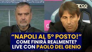 LIVE CON PAOLO DEL GENIO: CROLLO NAPOLI con il COMO  | CONTE ora sembra INFELICE 